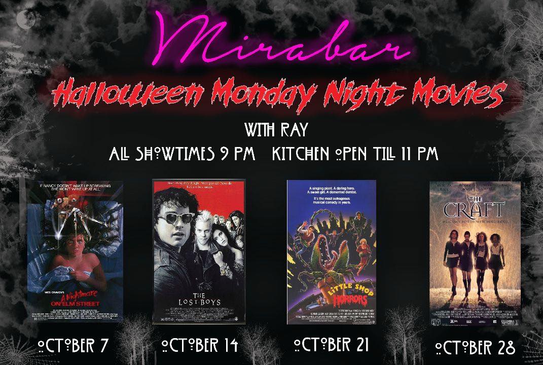 October Movie Nights Each Monday